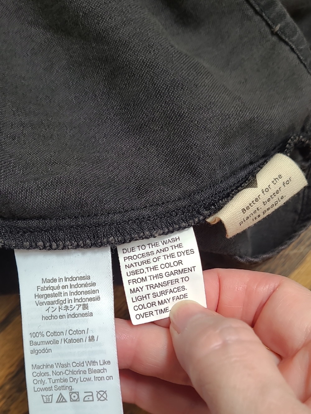 Madewell Denim Shirred Swing Top in Lunar Wash Size XS - Picture 4 of 7